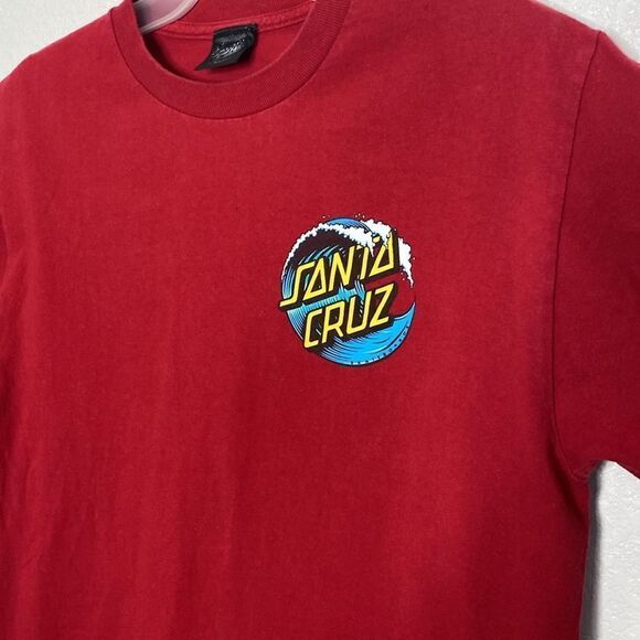 Santa Cruz Skateboards Men’s Red T Shirt Size M - Picture 2 of 4
